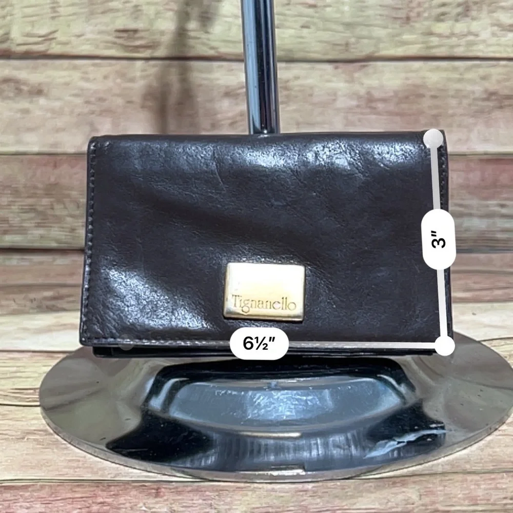 Tignanello Brown Leather Wallet